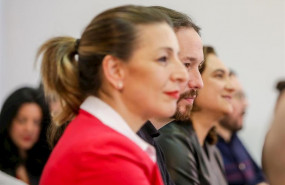 ep la ministra de trabajo y economia social yolanda diaz y el vicepresidente segundo del gobierno