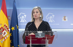 ep la portavoz de sumar en el congreso veronica martinez durante una rueda de prensa en el congreso