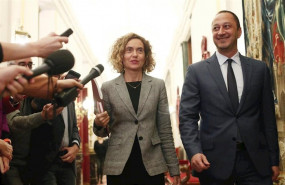 ep la presidenta del congreso de los diputados meritxell batet y el vicepresidente primero del