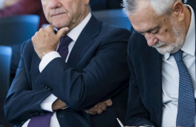 ep los expresidentes de la junta de andalucia manuel chaves i y jose antonio grinan d en el juicio