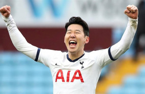 ep son heung-min celebra un gol con el tottenham
