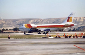 ep un avion de la compania iberia