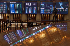 ep varios paneles del ibex en el palacio de la bolsa a 5 de junio de 2023 en madrid espana el ibex