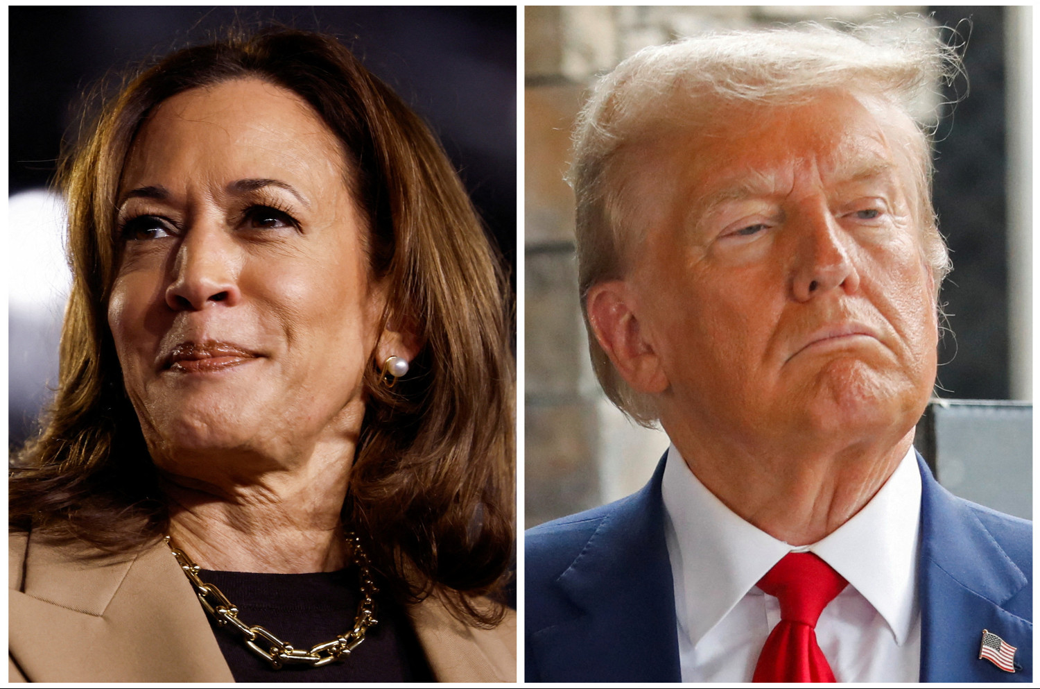 kamala harris et donald trump dans une combinaison de photographies 20241103170713 