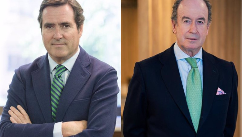 ep antonio garamendi nuevo presidente del consejo de administracion de aenor confia y alfredo berges ep antonio garamendi nuevo presidente del consejo de administracion de aenor confia y alfredo berges