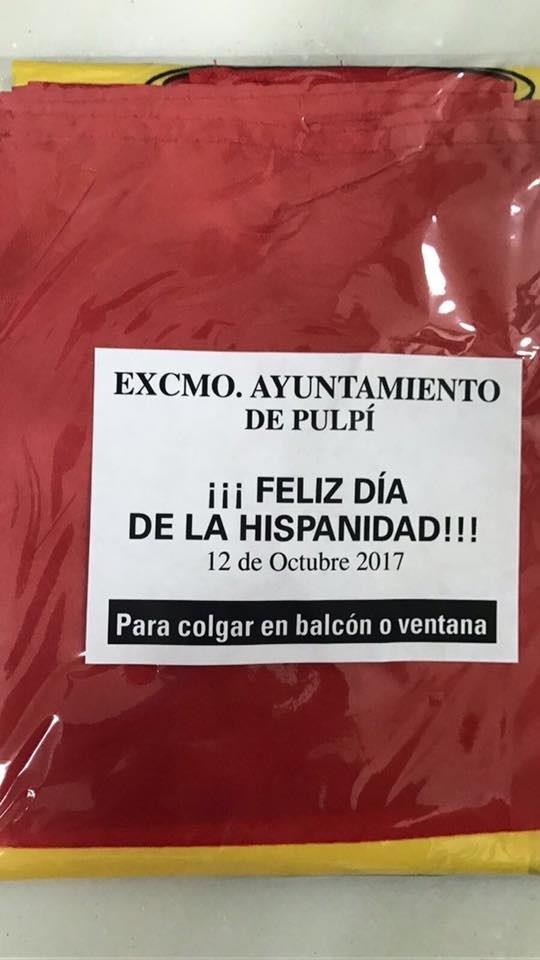 Bandera de España repartida por el Ayuntamiento de Pulpí (Almería) | EUROPA PRESS/AYUNTAMIENTO DE PULPÍ ep banderaespana repartidaayuntamientopulpi almeria