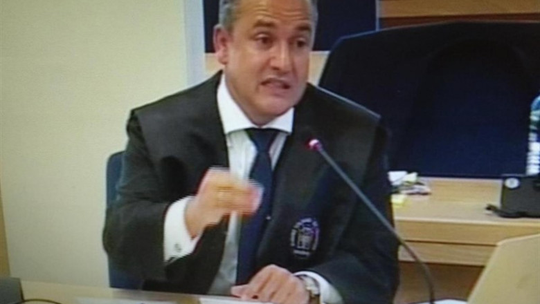 El abogado del director de auditoría interna de Bankia, Miguel Ángel Soria Navarro, durante el juicio por la salida a Bolsa de la entidad. | EUROPA PRESS ep el abogado del director de auditoria interna de bankia miguel angel soria navarro durante el