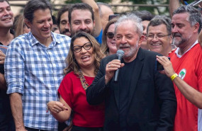 ep el expresidente de brasil lula da silva durante un mitin del partdo de los trabajadores celebrado