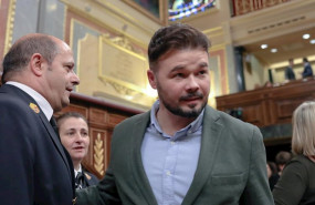 ep el portavoz de erc en el congreso gabriel rufian a su llegada al congreso para una sesion