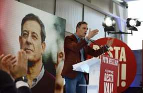 ep el secretario general del psoe y presidente del gobierno pedro sanchez durante un acto de campana