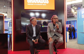 ep granados y benet este martes durante sus intervenciones en el ise