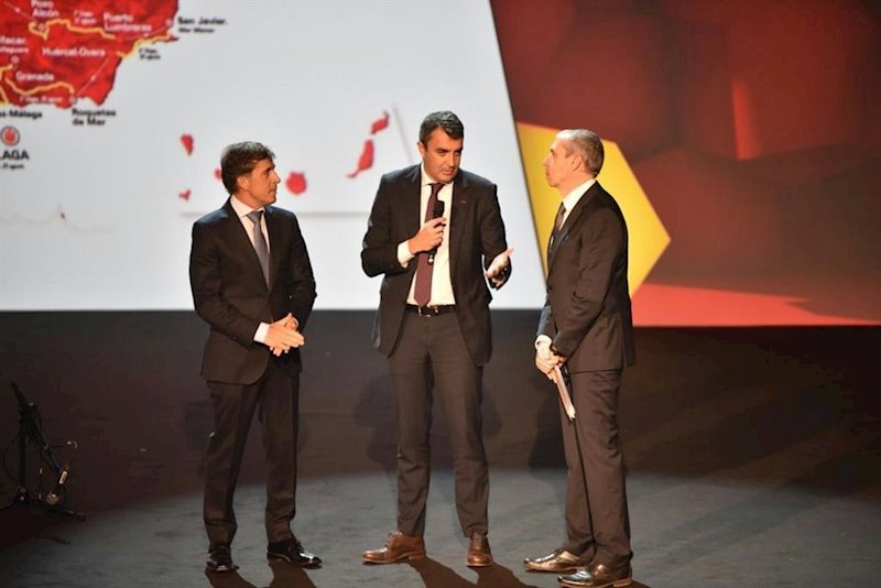 ep javier guillen durante la presentacion de la vuelta espana 2018