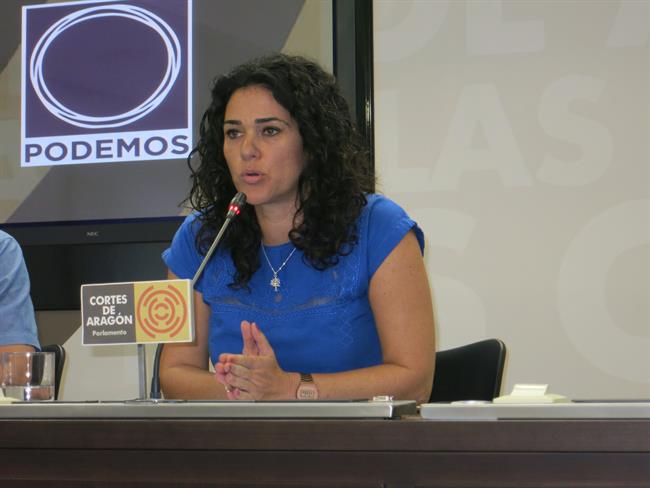 La diputada autonómica de Podemos Aragón Erika Sanz. | EUROPA PRESS ep la diputada autonomicapodemos aragon erika sanz