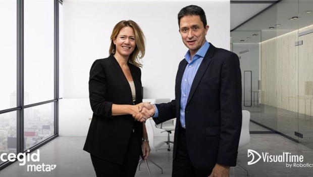 ep la directora general de cegid meta4 en iberia patricia santoni y director general de visualtime
