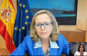 ep la ministra de asuntos economicos nadia calvino en el capital markets forum spain organizado por