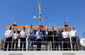 ep la secretaria general de pesca isabel artime durante su visita a roquetas de mar almeria