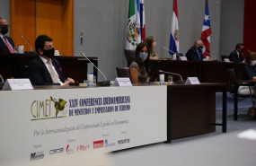 ep la vicealcaldesa de madrid begona villacis en la conferencia iberoamericana de ministros y