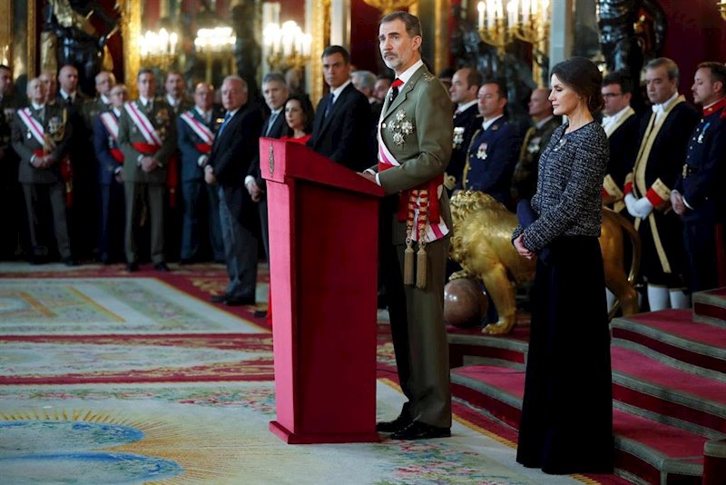 ep los reyes en la celebracion de la pascua militar del ano 2019