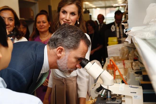 Los Reyes, en el centro de investigación Francis Crick | TWITTER DE LA CASA REAL ep los reyes encentroinvestigacion francis crick