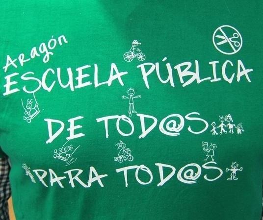 Marea Verde Aragón | EUROPA PRESS ep marea verde aragon