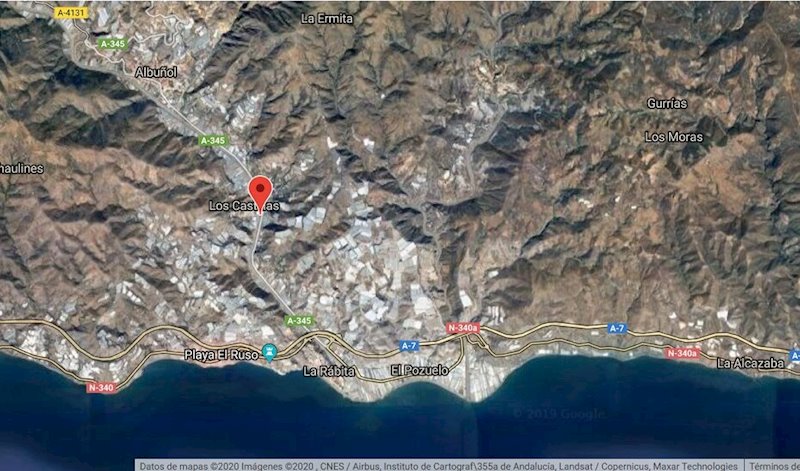 ep muere un motorista en un accidente de trafico en la a-345 a la altura de albunol