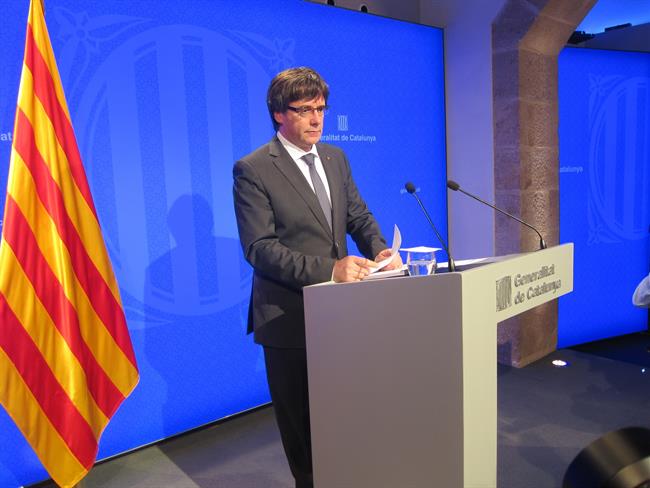 El presidente de la Generalitat, C.Puigdemont | EUROPA PRESS ep presidentela generalitat cpuigdemont