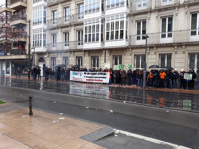 Protesta de trabajadores de Productos Tubulares | EUROPA PRESS ep protestatrabajadoresproductos tubulares