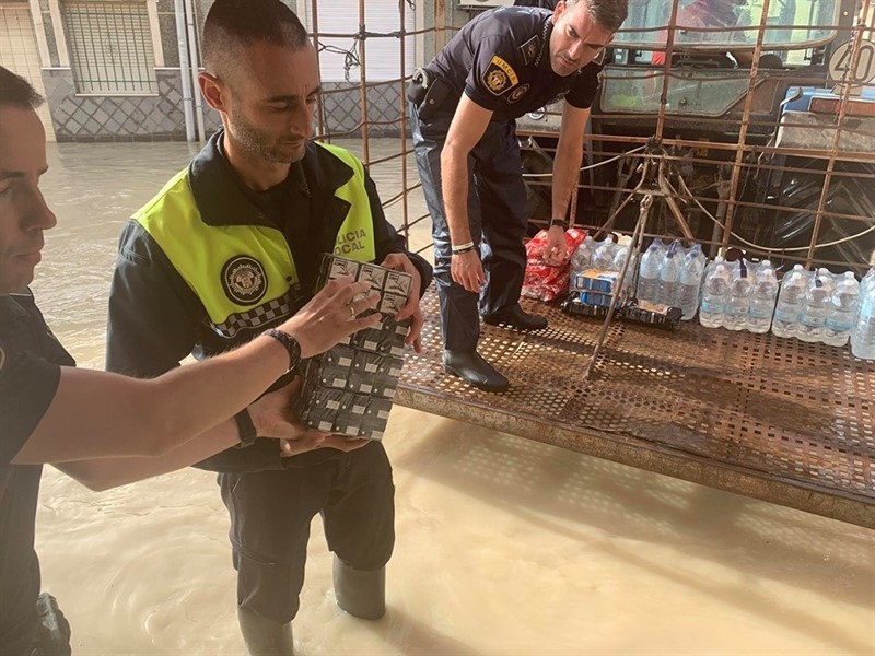 ep reparto de suministros en dolores alicante