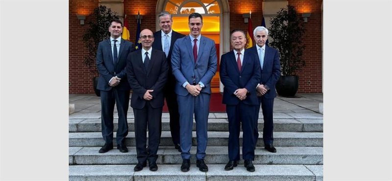 ep reunion del presidente del gobierno pedro sanchez centro con representantes de broadcom en julio