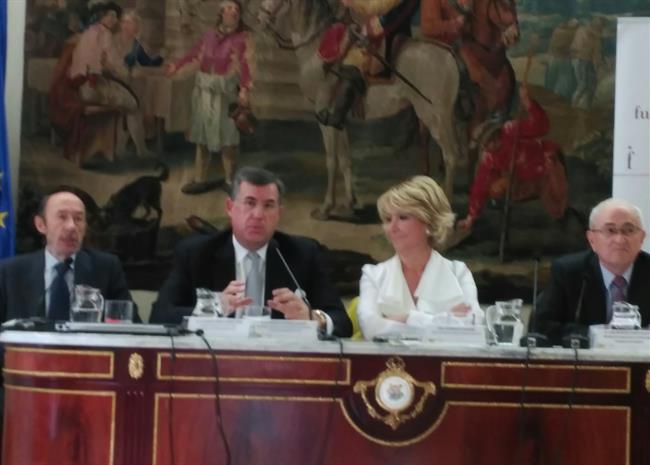 Rubalcaba, Aguirre y Otero | EUROPA PRESS ep rubalcaba aguirreotero