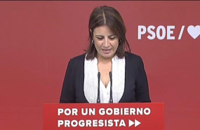 ep rueda de prensa de la vicesecretaria general del psoe adriana lastra tras conocerse el fallo del
