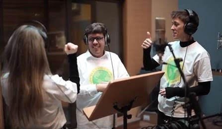 ep un coro inclusivo promovido por ecovidrio y la fundacion prodis versiona una cancion para
