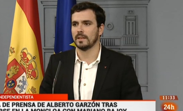 Alberto Garzon La Moncloa Alberto Garzon La Moncloa