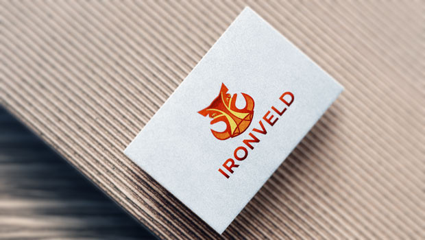 dl ironveld 목표 광업 제련 금 투자 개발 로고 금속