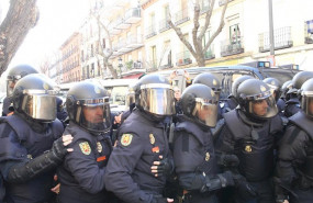 ep agentes antidisturbios de la policia nacional en una imagen de archivo