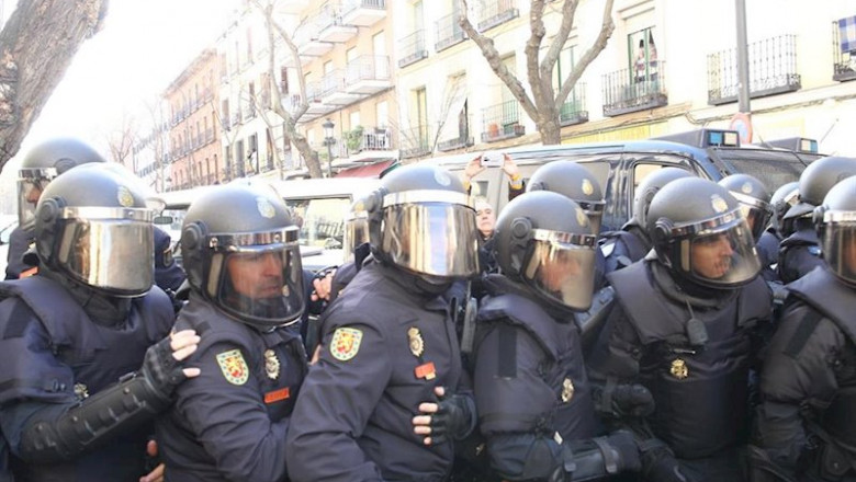 Agentes antidisturbios de la Policía Nacional en una imagen de archivo | Eduardo Parra - Europa Press - Archivo ep agentes antidisturbios de la policia nacional en una imagen de archivo
