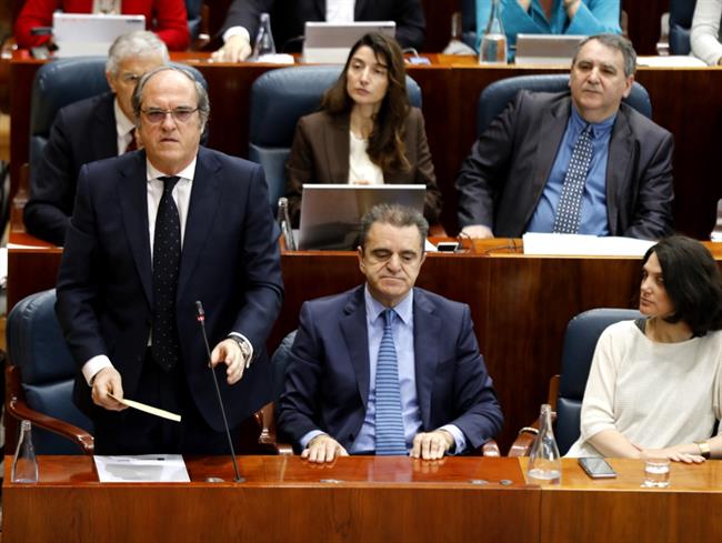 Ángel Gabilondo, portavoz del PSOE en Asamblea de Madrid, y José Manuel Franco | Europa Press ep angel gabilondo portavozpsoeasambleamadrid y jose manuel franco