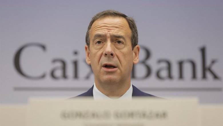 ep archivo   el consejero delegado de caixabank gonzalo gortazar este viernes en rueda de prensa