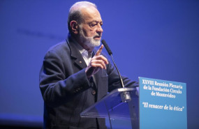 ep archivo   el presidente empresarial de la fundacion circulo de montevideo carlos slim