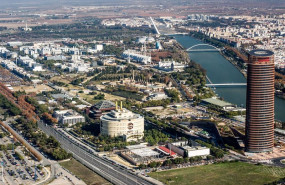 ep archivo   vista aerea del parque cientifico y tecnologico en la isla de la cartuja