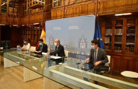 ep el ministro de justicia juan carlos campo durante la reunion de la comision de coordinacion de