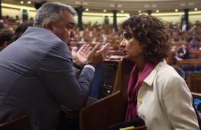 ep el secretario de organizacion del partido socialista santos cerdan y la ministra de hacienda