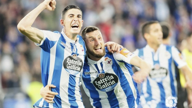 LALIGA ep futbolliga 123- cronicadeportivola coruna - malaga 4-2