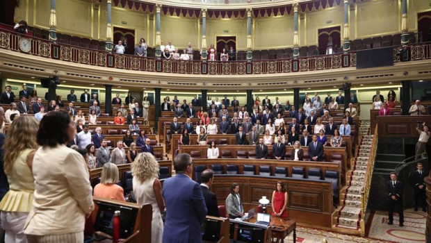 ep hemiciclo durante la celebracion de una sesion extraordinaria del pleno del congreso de los