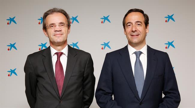 Jordi Gual i Gonzalo Gortázar, president i conseller delegat de CaixaBank | CAIXABANK ep jordi gual i gonzalo gortazar caixabank