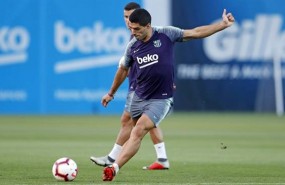 ep jugadorfc barcelona luis suarezun entrenamiento