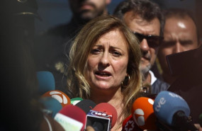 ep la delagada del gobierno en madrid maria paz garcia vera en rueda de prensa junto al dispositivo