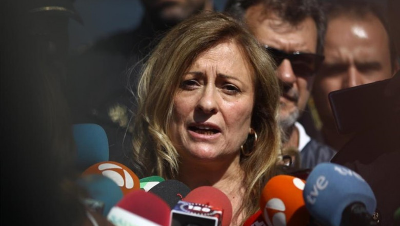 La delagada del Gobierno en Madrid, María Paz García Vera, en rueda de prensa junto al dispositivo de búsqueda desplegado en Cercedilla (Madrid) para encontrara a la esquiadora y medallista olímpica Blanca Fernández Ochoa, desaparecida el pasado 26 de ago | Eduardo Parra - Europa Press ep la delagada del gobierno en madrid maria paz garcia vera en rueda de prensa junto al dispositivo