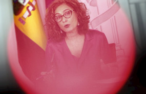 ep la ministra portavoz y de hacienda maria jesus montero durante la rueda de prensa tras el consejo 20200211185904