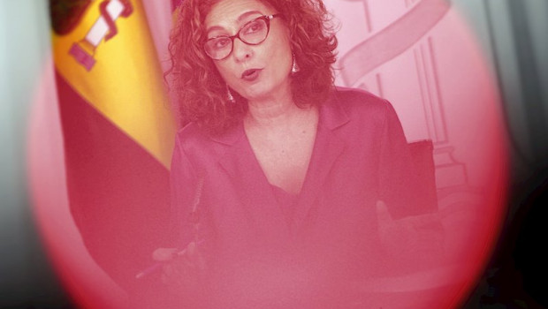 ep la ministra portavoz y de hacienda maria jesus montero durante la rueda de prensa tras el consejo 20200211185904